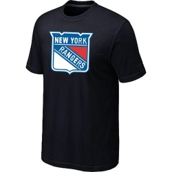 NHL New York Rangers Big & Tall Logo T-Shirt - Black