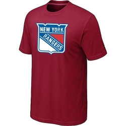 NHL New York Rangers Big & Tall Logo T-Shirt - Red
