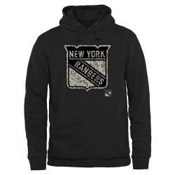 NHL New York Rangers Black Rink Warrior Pullover Hoodie