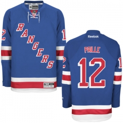 Daniel Paille Reebok New York Rangers Authentic Royal Blue Home Jersey