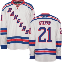 Derek Stepan Reebok New York Rangers Authentic White Away NHL Jersey