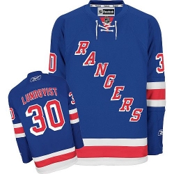 Henrik Lundqvist Reebok New York Rangers Premier Royal Blue Home NHL Jersey