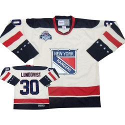 Henrik Lundqvist Reebok New York Rangers Authentic White 2012 Winter Classic NHL Jersey