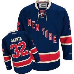 Antti Raanta Reebok New York Rangers Authentic Navy Blue Third NHL Jersey
