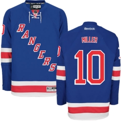 J.T. Miller Reebok New York Rangers Authentic Royal Blue Home NHL Jersey