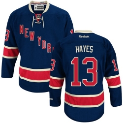 Kevin Hayes Reebok New York Rangers Authentic Navy Blue Third NHL Jersey