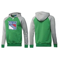 NHL New York Rangers Big & Tall Logo Pullover Hoodie - Green/Grey