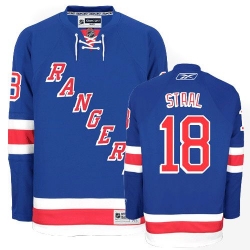 Marc Staal Reebok New York Rangers Authentic Royal Blue Home NHL Jersey