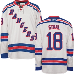 Marc Staal Reebok New York Rangers Authentic White Away NHL Jersey