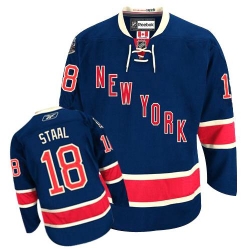 Marc Staal Reebok New York Rangers Authentic Navy Blue Third NHL Jersey