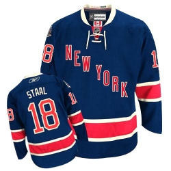 Marc Staal Reebok New York Rangers Premier Navy Blue Third NHL Jersey