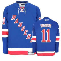 Mark Messier Reebok New York Rangers Premier Royal Blue Home NHL Jersey