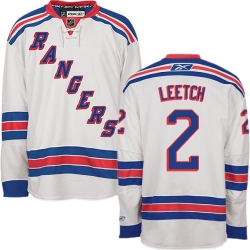 Brian Leetch Reebok New York Rangers Authentic White Away NHL Jersey