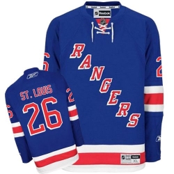Martin St. Louis Reebok New York Rangers Authentic Royal Blue Home NHL Jersey