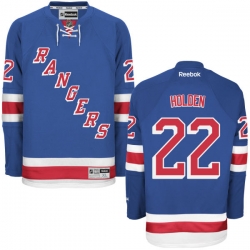 Nick Holden Youth Reebok New York Rangers Authentic Royal Blue Home Jersey