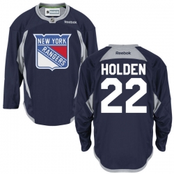 Nick Holden Youth Reebok New York Rangers Authentic Navy Blue Alternate Practice Jersey