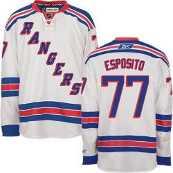Phil Esposito Reebok New York Rangers Authentic White Away NHL Jersey
