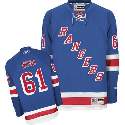 Rick Nash Youth Reebok New York Rangers Authentic Royal Blue Home NHL Jersey