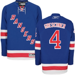 Ron Greschner Reebok New York Rangers Authentic Royal Blue Home NHL Jersey
