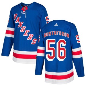 Erik Gustafsson Youth Adidas New York Rangers Authentic Royal Blue Home Jersey