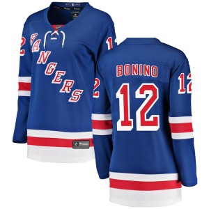 Nick Bonino Women's Fanatics Branded New York Rangers Breakaway Blue Home Jersey