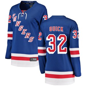 Jonathan Quick Women's Fanatics Branded New York Rangers Breakaway Blue Home Jersey