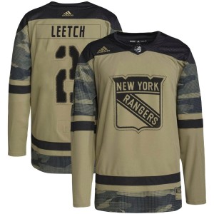 Brian Leetch Youth Adidas New York Rangers Authentic Camo Military Appreciation Practice Jersey
