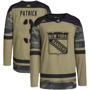 James Patrick Youth Adidas New York Rangers Authentic Camo Military Appreciation Practice Jersey