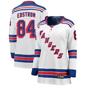 Adam Edstrom Women's Fanatics Branded New York Rangers Breakaway White Away Jersey