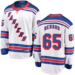 Brett Berard Men's Fanatics Branded New York Rangers Breakaway White Away Jersey
