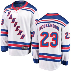 Jeff Beukeboom Men's Fanatics Branded New York Rangers Breakaway White Away Jersey