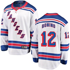 Nick Bonino Men's Fanatics Branded New York Rangers Breakaway White Away Jersey