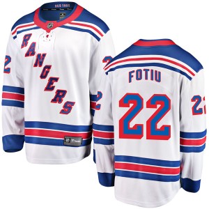 Nick Fotiu Men's Fanatics Branded New York Rangers Breakaway White Away Jersey