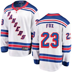 Adam Fox Men's Fanatics Branded New York Rangers Breakaway White Away Jersey
