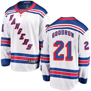 Barclay Goodrow Men's Fanatics Branded New York Rangers Breakaway White Away Jersey