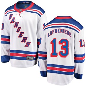 Alexis Lafreniere Men's Fanatics Branded New York Rangers Breakaway White Away Jersey