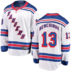 Sergei Nemchinov Men's Fanatics Branded New York Rangers Breakaway White Away Jersey