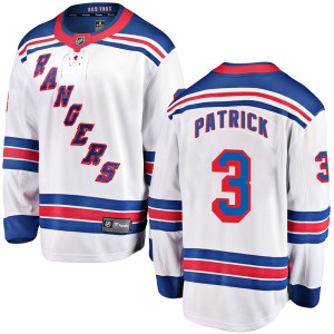 James Patrick Men's Fanatics Branded New York Rangers Breakaway White Away Jersey
