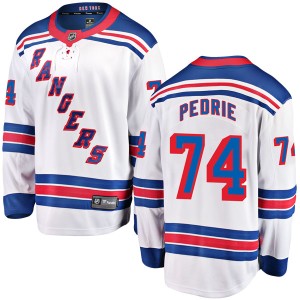 Vince Pedrie Men's Fanatics Branded New York Rangers Breakaway White Away Jersey