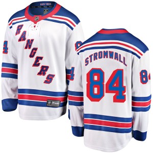 Malte Stromwall Men's Fanatics Branded New York Rangers Breakaway White Away Jersey