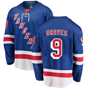 Adam Graves Men's Fanatics Branded New York Rangers Breakaway Blue Home Jersey
