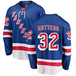 Stephane Matteau Men's Fanatics Branded New York Rangers Breakaway Blue Home Jersey