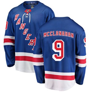 Rob Mcclanahan Men's Fanatics Branded New York Rangers Breakaway Blue Home Jersey