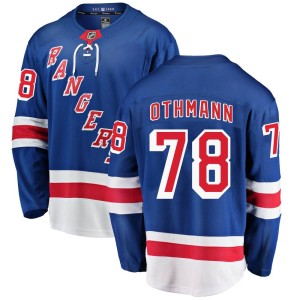 Brennan Othmann Men's Fanatics Branded New York Rangers Breakaway Blue Home Jersey