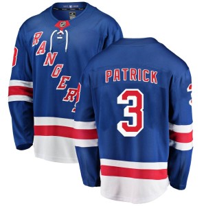 James Patrick Men's Fanatics Branded New York Rangers Breakaway Blue Home Jersey
