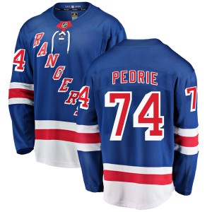 Vince Pedrie Men's Fanatics Branded New York Rangers Breakaway Blue Home Jersey
