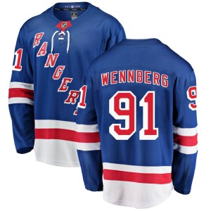 Alex Wennberg Men's Fanatics Branded New York Rangers Breakaway Blue Home Jersey