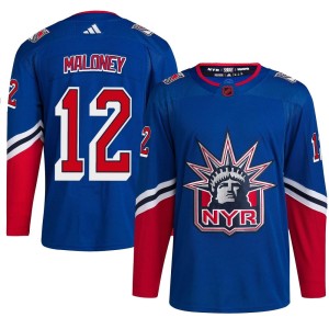 Don Maloney Men's Adidas New York Rangers Authentic Royal Reverse Retro 2.0 Jersey