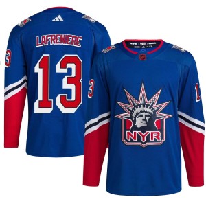 Alexis Lafreniere Youth Adidas New York Rangers Authentic Royal Reverse Retro 2.0 Jersey