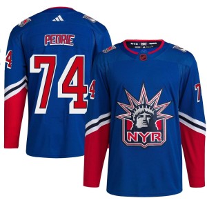 Vince Pedrie Youth Adidas New York Rangers Authentic Royal Reverse Retro 2.0 Jersey
